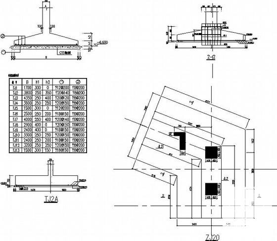 框架剪力墙运动中心结构CAD施工图纸（条形基础） - 4