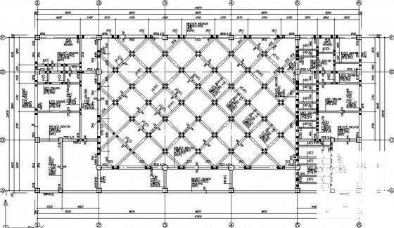 地上3层框架宾馆会议楼结构CAD施工图纸（独立基础） - 1