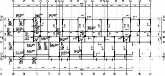 11层加跃层剪力墙公寓结构CAD施工图纸(平法) - 1