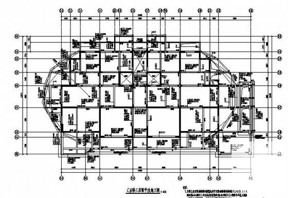28层剪力墙住宅楼结构CAD施工图纸（平法图纸） - 3