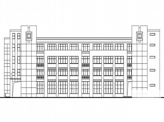 电视大学、广播专业学校新区7号4层实训楼建筑施工CAD图纸 - 1