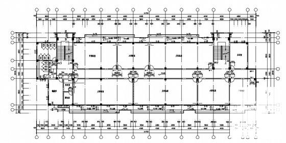 电视大学、广播专业学校新区7号4层实训楼建筑施工CAD图纸 - 2