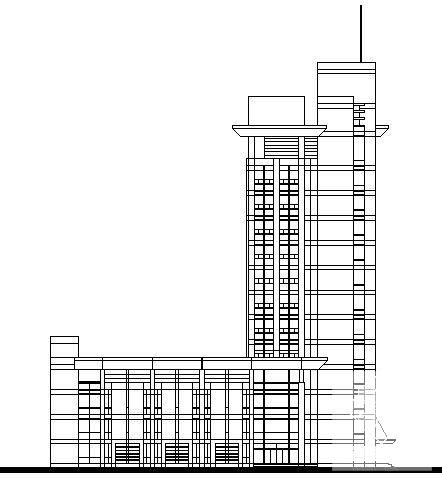 城市2层大学行政楼建筑施工CAD图纸(卫生间详图) - 1