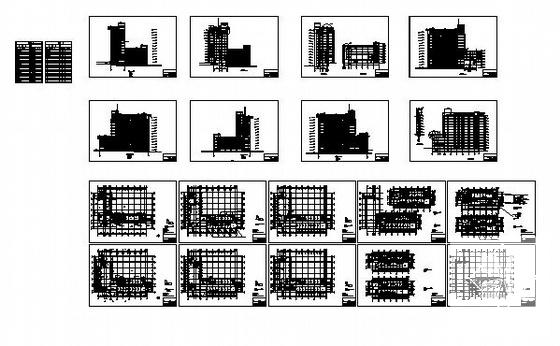 城市2层大学行政楼建筑施工CAD图纸(卫生间详图) - 3
