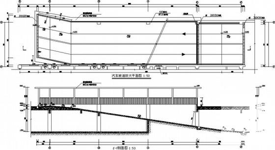 6层框架商务楼结构CAD施工图纸(筏板基础)(地下室顶板) - 3