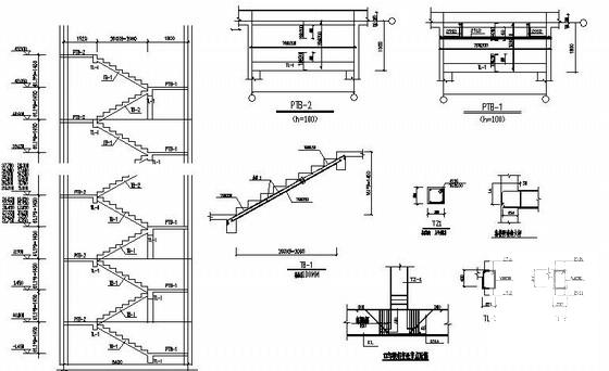 15层现浇框架带阁楼住宅结构CAD施工图纸(平面布置图) - 4