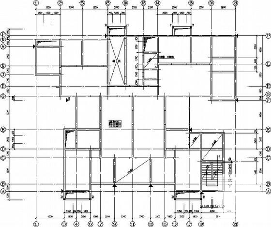 26层带地下室、塔楼剪力墙结构住宅CAD施工图纸 - 1