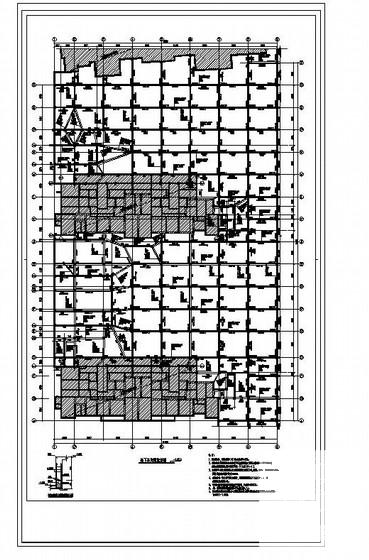 地下1层框架结构地下车库结构CAD施工图纸（独立基础） - 4
