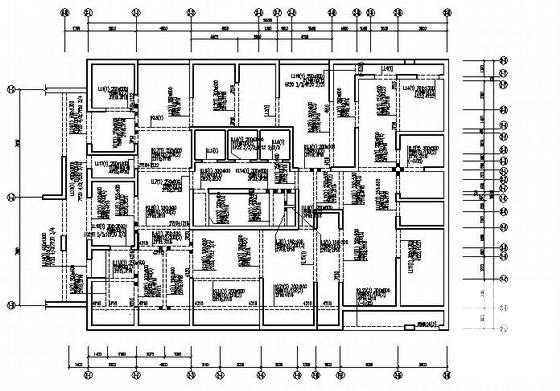 38层剪力墙结构高层住宅楼结构CAD施工图纸（筏型基础） - 1