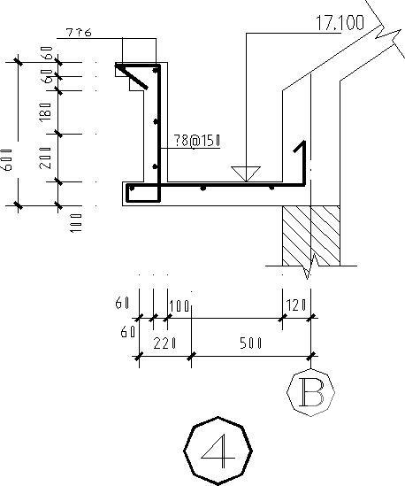 地上6层阁楼框架住宅结构CAD施工图纸（独立基础） - 4