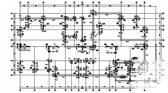 22层剪力墙农转居公寓（1、2#）结构CAD施工图纸(平面布置图) - 2