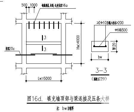 22层剪力墙农转居公寓（1、2#）结构CAD施工图纸(平面布置图) - 4