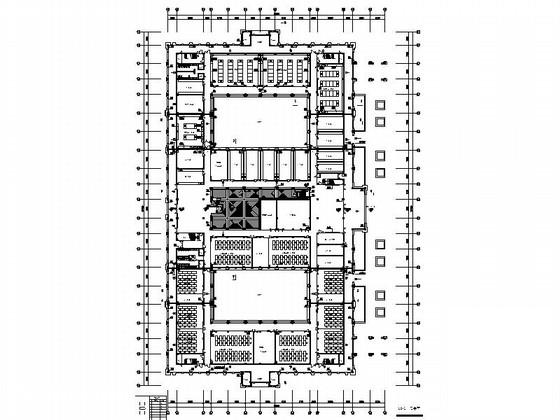 知名高校中式风格5层教学楼建筑方案设计CAD图纸 - 3