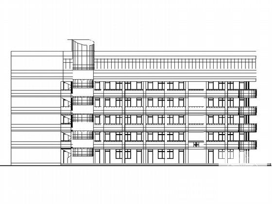中学6层教学楼建筑设计方案设计图纸(门窗详图) - 1