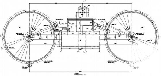 选煤厂浓缩车间框架结构CAD施工图纸(现浇钢筋混凝土) - 1