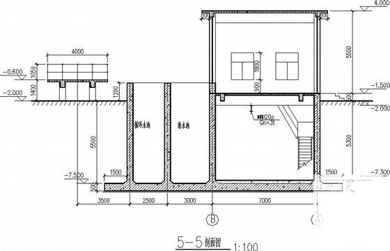 选煤厂浓缩车间框架结构CAD施工图纸(现浇钢筋混凝土) - 3