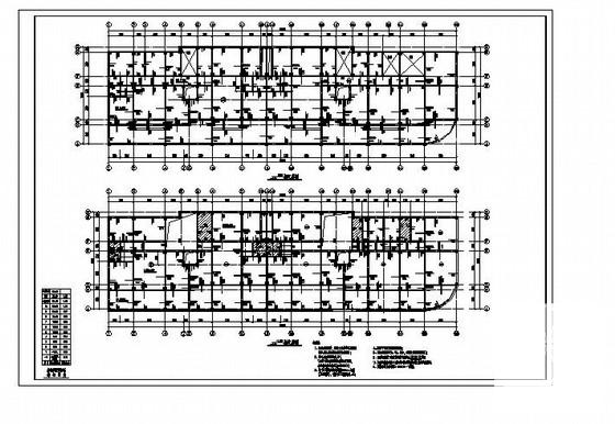 11层框架结构住宅楼结构CAD施工图纸（独立基础） - 3