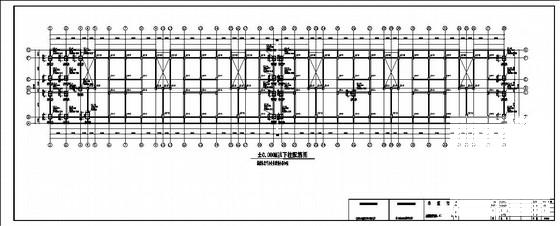 6层现浇框架结构住宅楼结构CAD施工图纸 - 1