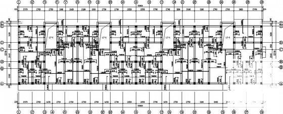 6层底框抗震墙住宅楼结构CAD施工图纸 - 1