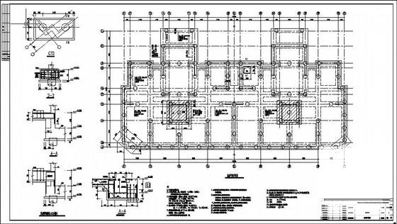 七度区11层剪力墙结构住宅楼结构CAD施工图纸 - 3