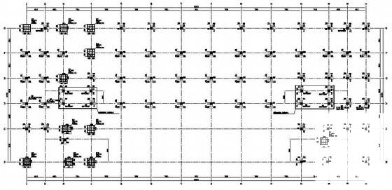 7层独立基础框架结构综合楼结构CAD施工图纸（7度抗震） - 3