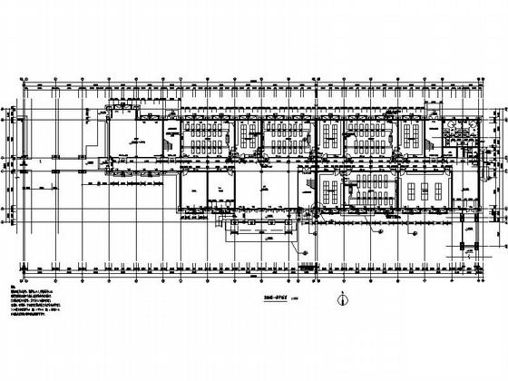 5层新中式风格中学实验楼建筑CAD施工图纸 - 3