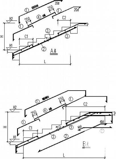 3层框架宿舍楼结构CAD施工图纸(平法制图纸) - 4