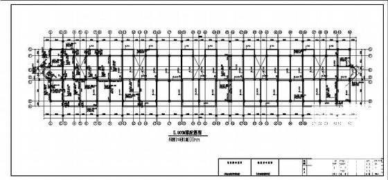 7层框架结构带阁楼住宅结构CAD施工图纸(预应力混凝土管桩) - 2