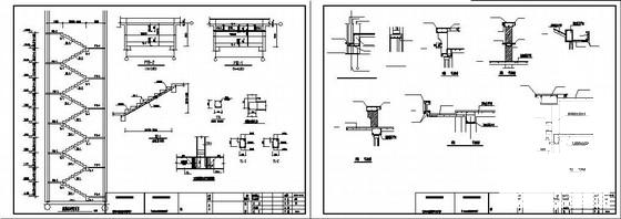7层框架结构带阁楼住宅结构CAD施工图纸(预应力混凝土管桩) - 4