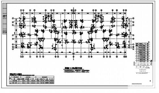 11层桩基础异形柱框剪住宅楼结构CAD施工图纸 - 2
