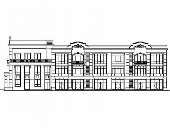 多层古典风格幼儿园建筑CAD施工图纸 - 1