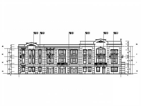 多层古典风格幼儿园建筑CAD施工图纸 - 4