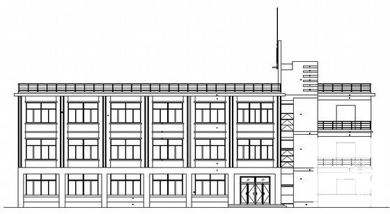 3层中学科技楼艺术楼建筑施工CAD图纸(卫生间详图) - 1