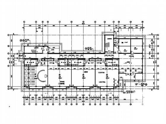 3层框架结构12班幼儿园建筑施工CAD图纸 - 3
