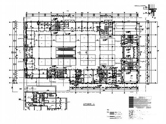 财富中心4层综合商业楼建筑施工CAD图纸 - 3