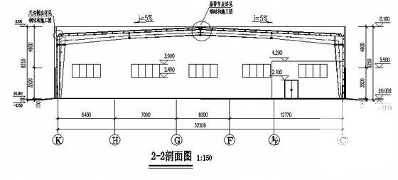 北方两层4S店展厅建筑设计CAD施工图纸 - 2