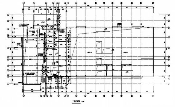 北方两层4S店展厅建筑设计CAD施工图纸 - 3