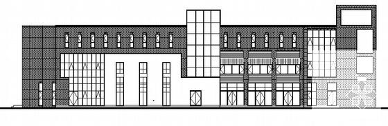 3层内街商店建筑施工CAD图纸(卫生间详图) - 1