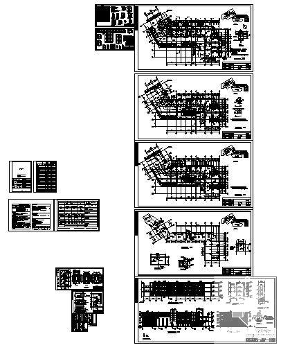 3层内街商店建筑施工CAD图纸(卫生间详图) - 4