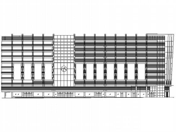 现代风格10层大型商场建筑施工CAD图纸(楼梯详图) - 1