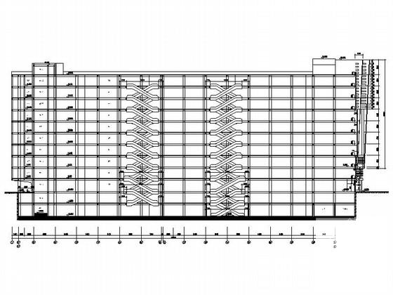 现代风格10层大型商场建筑施工CAD图纸(楼梯详图) - 2