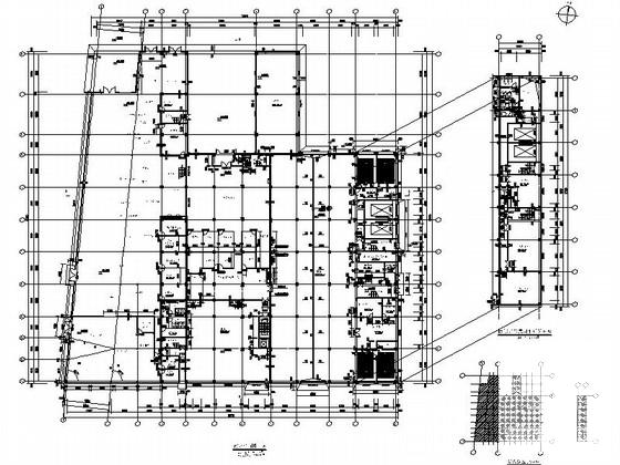 4层汽车4s店建筑施工CAD图纸 - 3