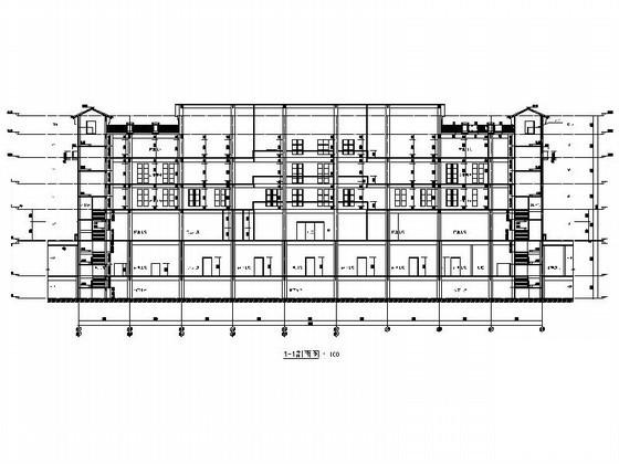 商业广场4层欧式商业用房建筑施工CAD图纸（3号楼）(节点详图) - 2