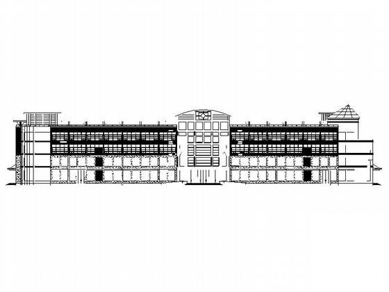 4层大型商场建筑施工CAD图纸(楼梯大样) - 1