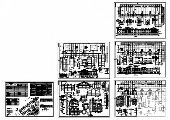 4层国际商业城建筑施工CAD图纸(卫生间详图) - 4