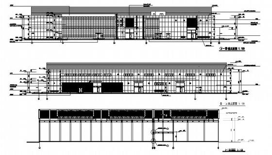 3层能源站建筑施工CAD图纸(三层办公楼) - 2