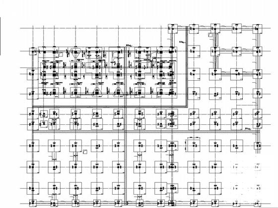 20层框架剪力墙研发中心结构CAD施工图纸（3层裙房） - 4