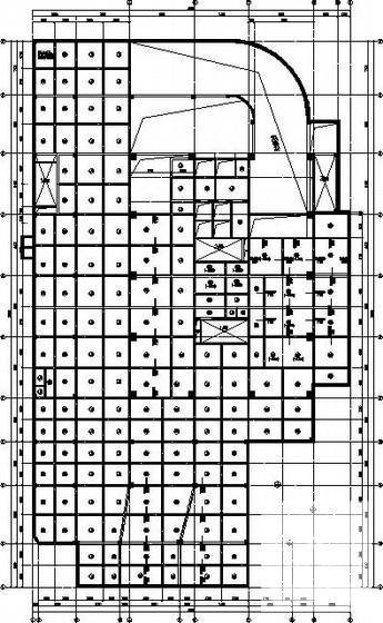 地下3层地上25层框筒商务大厦结构CAD施工图纸 - 1