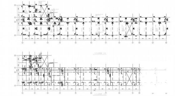 4层框架结构实验楼结构CAD施工图纸 - 1