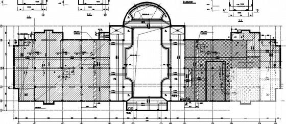地上2层地下1层框架会所结构CAD施工图纸 - 1